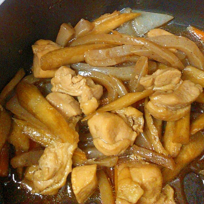 鶏肉とごぼうとこんにゃくの甘辛煮 レシピ 作り方 By Nitatan6670 楽天レシピ 鶏肉とごぼうとこんにゃくの甘辛煮 レシピ 作り方 By Nitatan6670 楽天レシピ